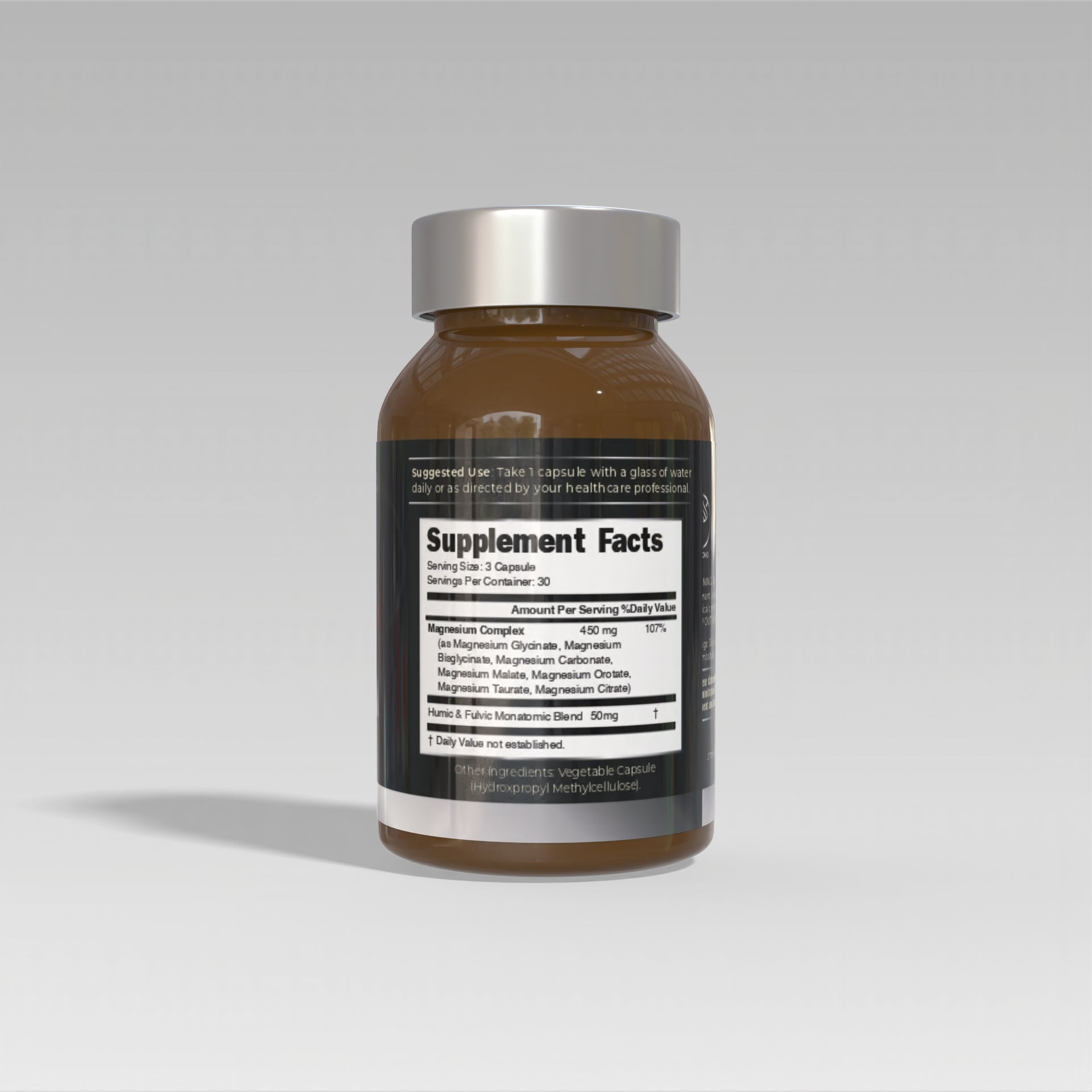 Bliss Magnesium Supplement Facts