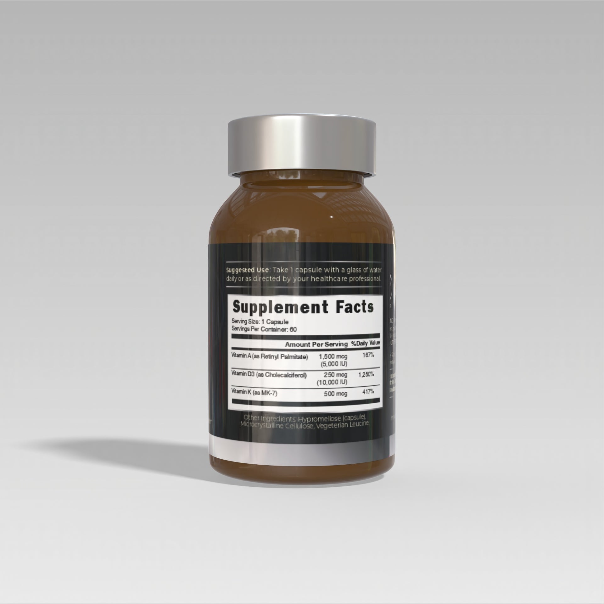 Bliss Premium Vitamin: ADK Supplement Facts